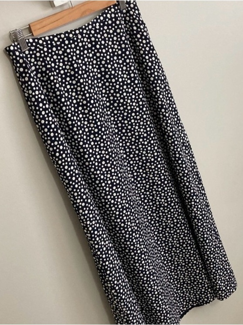 Liz Claiborne Polka Dot Maxi Skirt in Black and White, Women’s Size 10 - Picture 3 of 9